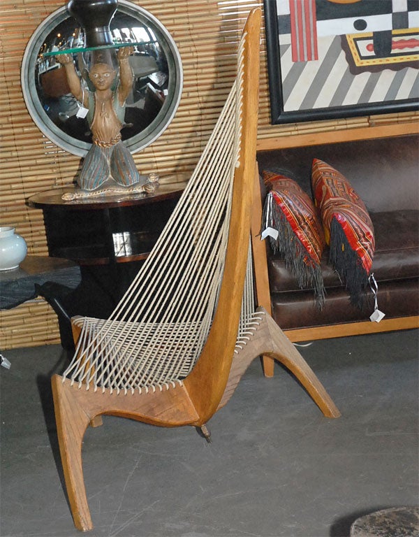 Wood and Rope Chair at 1stDibs wood and rope chair