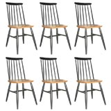 Set of Six Tapiovaara Dining Chairs