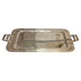Set of Two Silver Plated  Trays