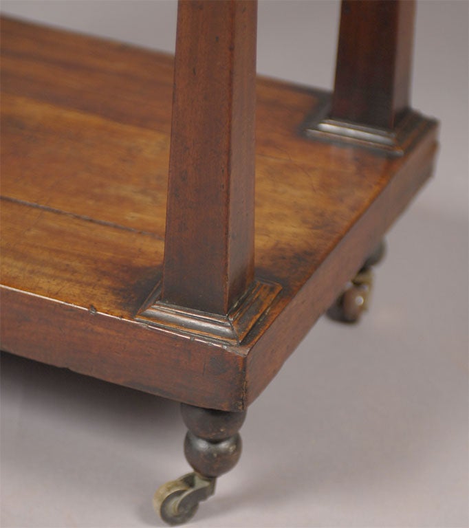 French Chiffonniere in Walnut with Marble Top, circa 1820 In Fair Condition For Sale In Atlanta, GA