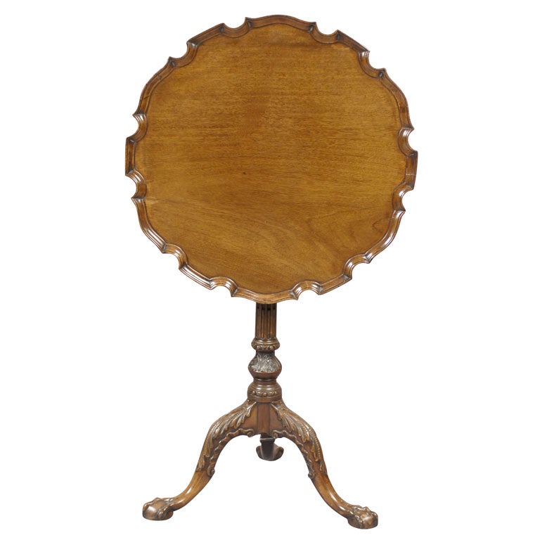 George III period Mahogany Pie-Crust Table, c. 1790