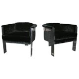 Pair of J. R. Strignano Lounge Chairs