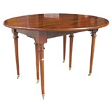 Louis XVI Mahogany Extending Dining Table