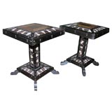 Pair of 19th Century English Quill Tables