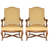 Elegant pair of Regence-Style Armchairs