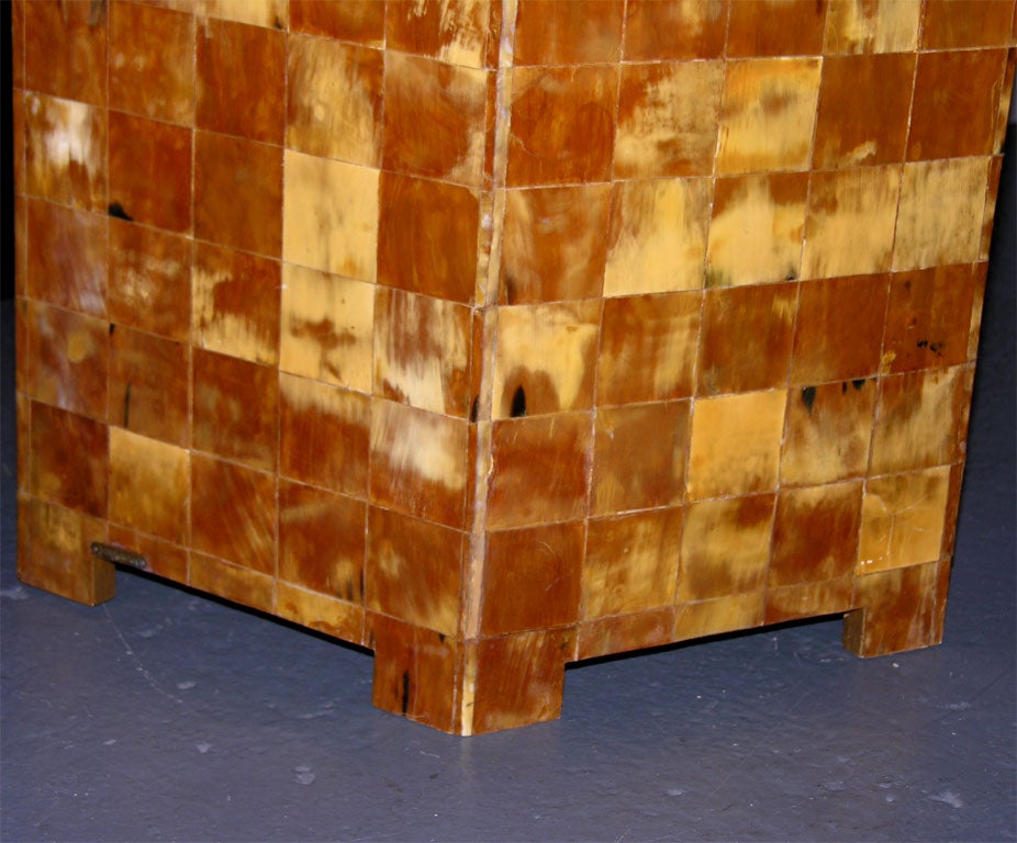 American Hexagonal Tortoiseshell Jardinière from The Rudolph Collection In Excellent Condition For Sale In New York, NY
