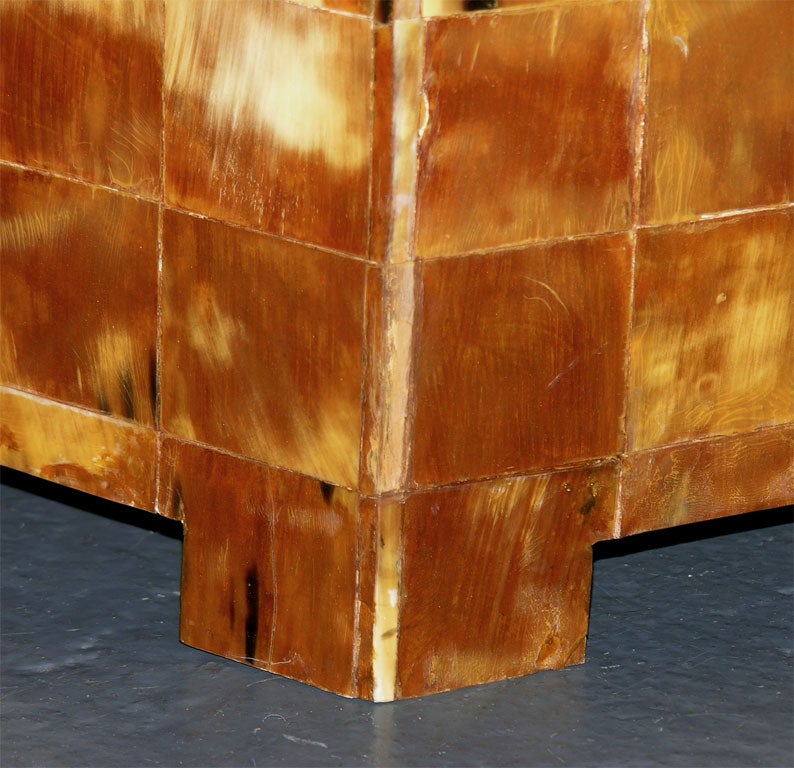 Late 20th Century American Hexagonal Tortoiseshell Jardinière from The Rudolph Collection For Sale