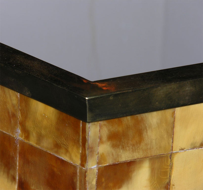 American Hexagonal Tortoiseshell Jardinière from The Rudolph Collection For Sale 1