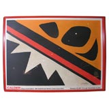 Calder Print in Red, Orange, Black, and White