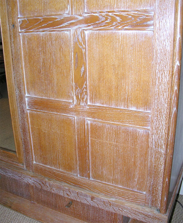 Oak French 1940's Armoire