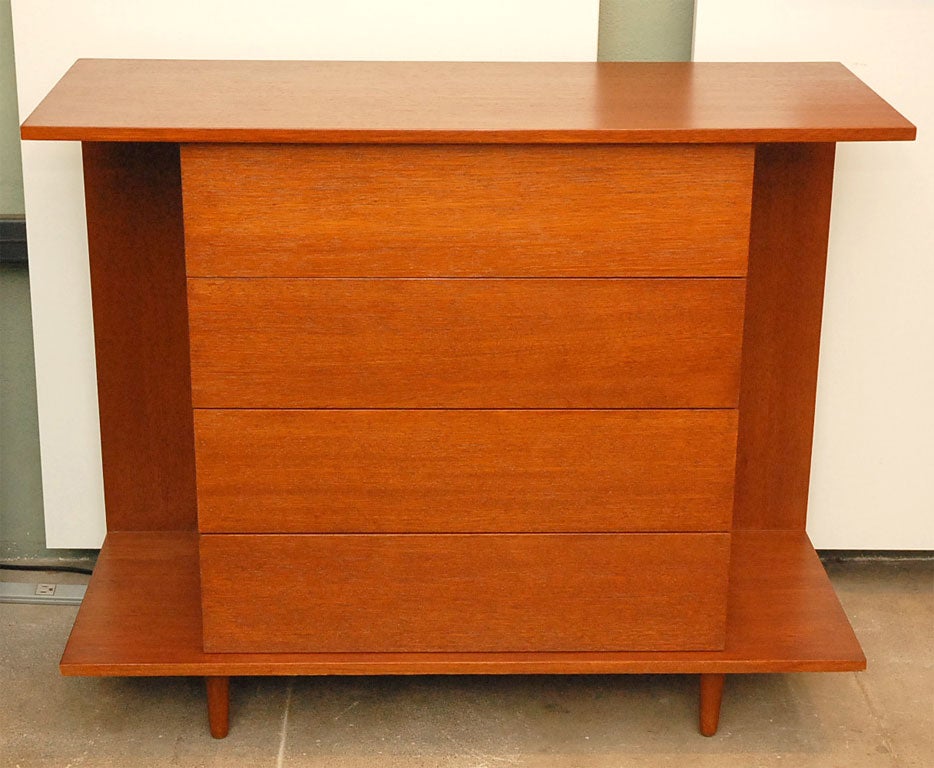 Mahogany and Redwood Chest of Drawers