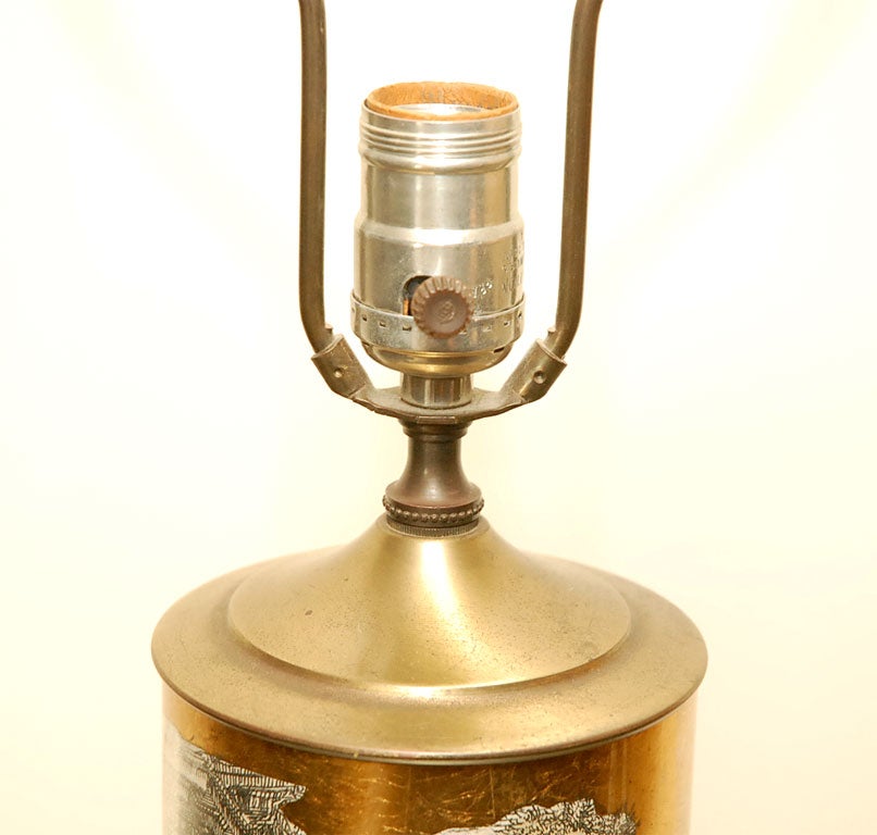 20th Century Fornasetti Table Lamp