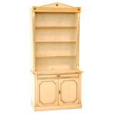 Signed Maison Jansen Bookcase with 22K Gold Accents