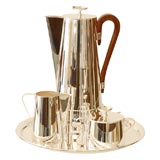 Silverplated Three Piece Tommi Parzinger Coffee Service