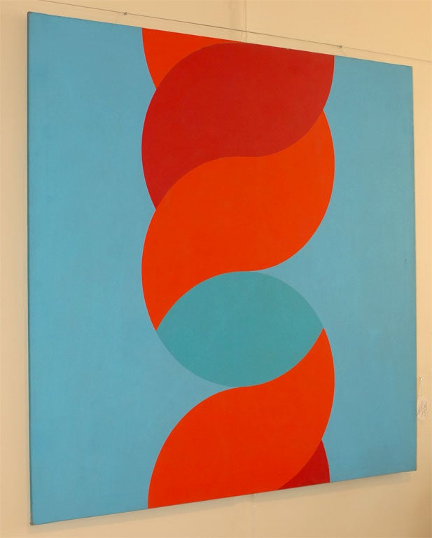 American Clark Murray Hard Edge Painting