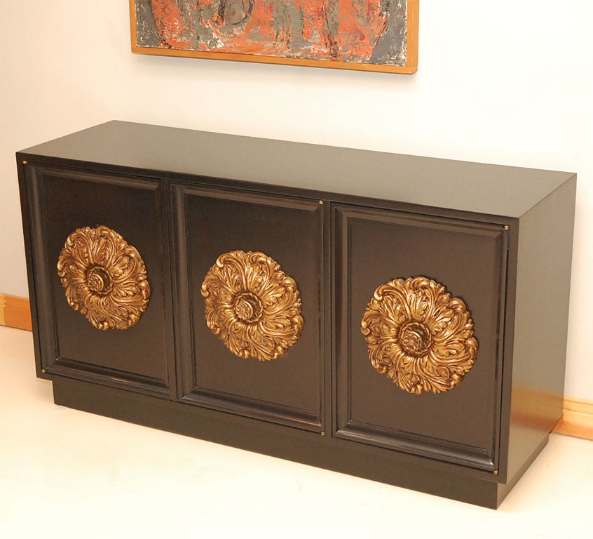 Decorative Three Door Cabinet