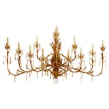 BIG Italian Gold Tole Sconce-12 Lights