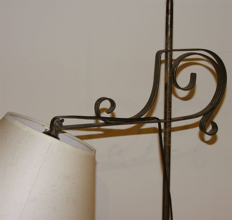 Vintage Wrought Iron Floor Lamp 2