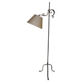 Vintage Wrought Iron Floor Lamp