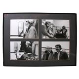 Photo Collage of Andy Warhol, Tina Turner & LeRoy Neiman