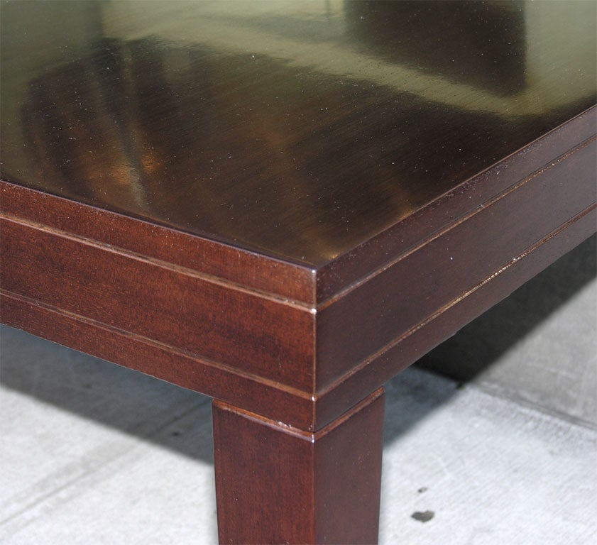 1940's Modernist Dining Table in Mahogany