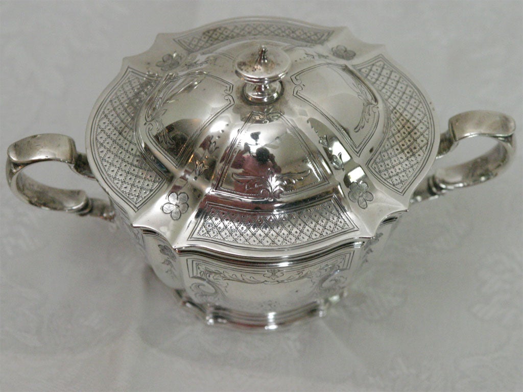 Tiffany & Company Sterling Silver Tea Set on Tray 3