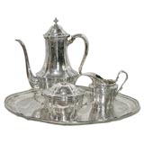 Tiffany & Company Sterling Silver Tea Set on Tray
