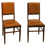 Pair of Chairs attributed to Jose Plecnik