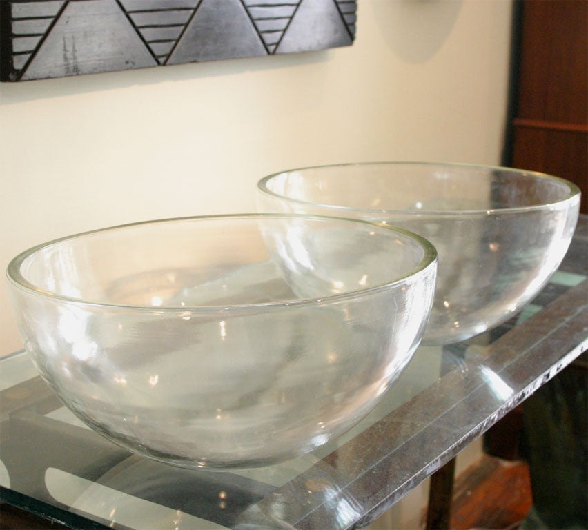 Large Glass  Vessels in Hemisphere Shape used in  Laboratory Research
