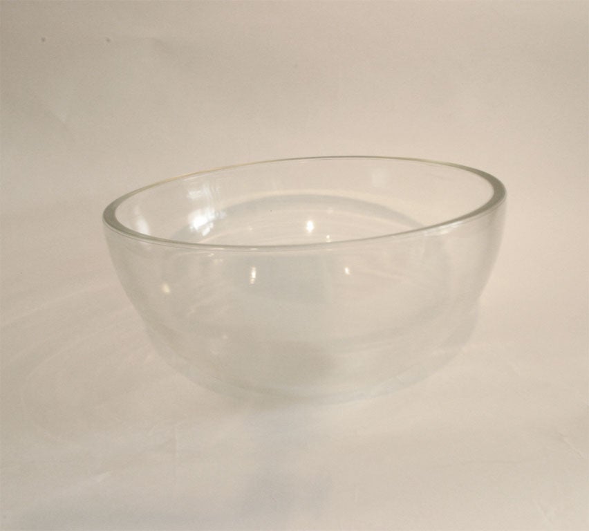 American Pair Large Glass Hemispheres