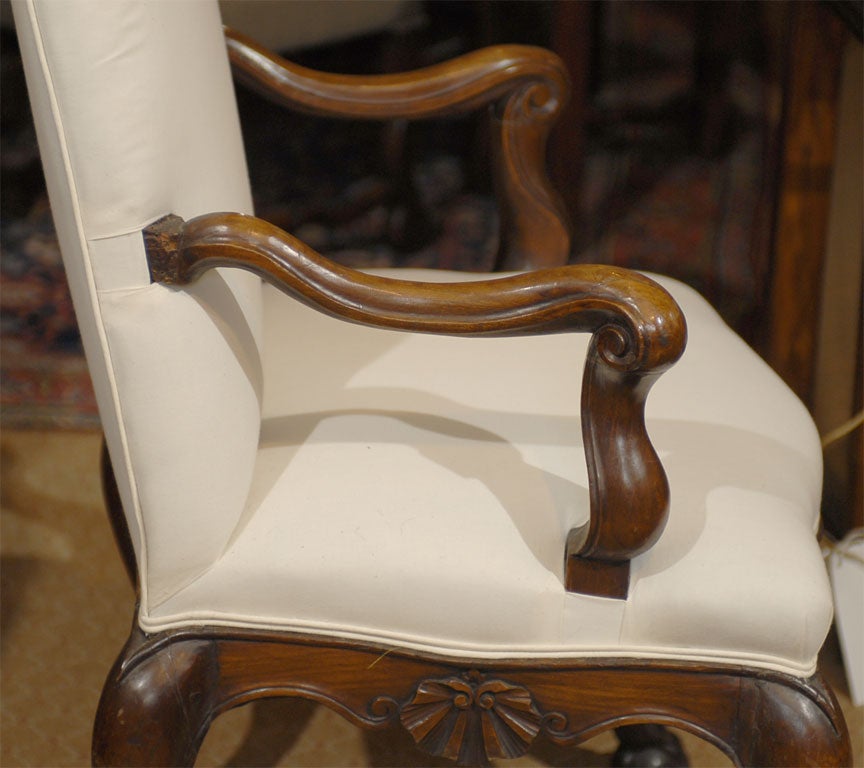 18th C. Italian Walnut Chair 5