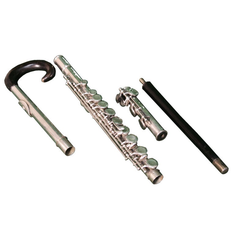 Walking Stick/Gadget Cane FLUTE at 1stDibs walking stick flute