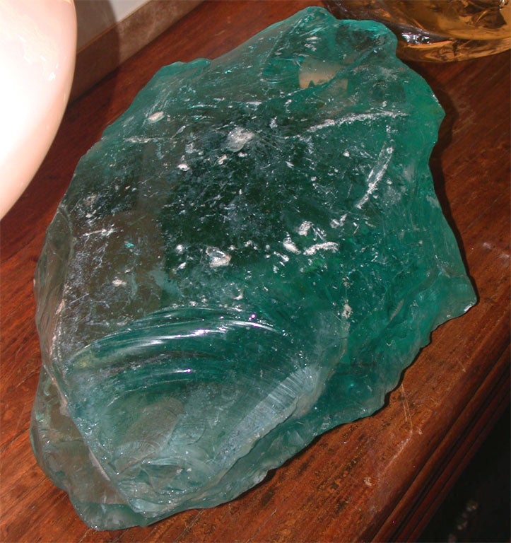 green rock that looks like glass