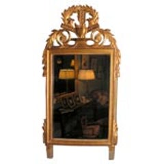 French Giltwood Louis XVI Style Mirror 8