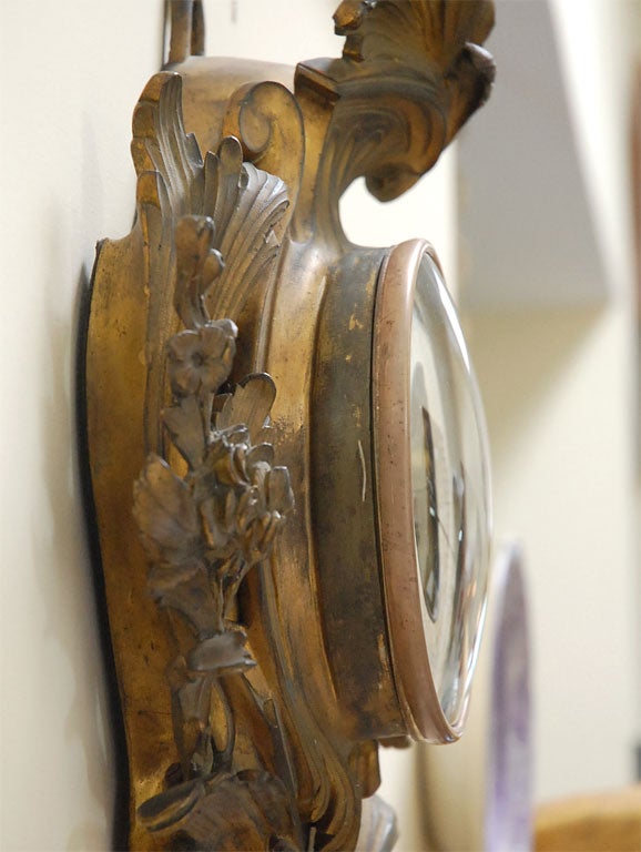 19th C. 'Gaggini et Moissette' Bronze Barometer (GMD#2016) 3