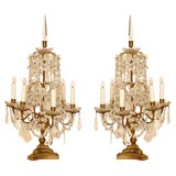 Pair Bronze 
Crystal Girandole (GMD#2017)