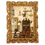 19th C. Baroque Style Carved Giltwood Mirror (GMD#2008)