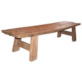 Rustic Elmwwod Bench