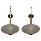 Murano Glass Bowl Light Fixture- 2 available