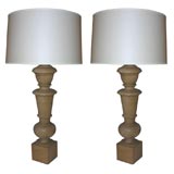 Pair of Baluster Lamps