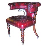 Fine Quality 19th Century English Mahogany Desk Chair