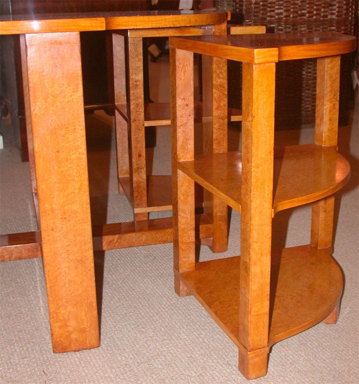 The Epstein Quatretto Table: 1930's Art Deco Coffee Table by H&L Epstein In Excellent Condition In East Hampton, NY