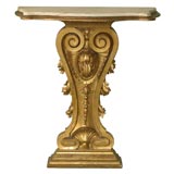 19th Century Carved Wood Tall Console Table
