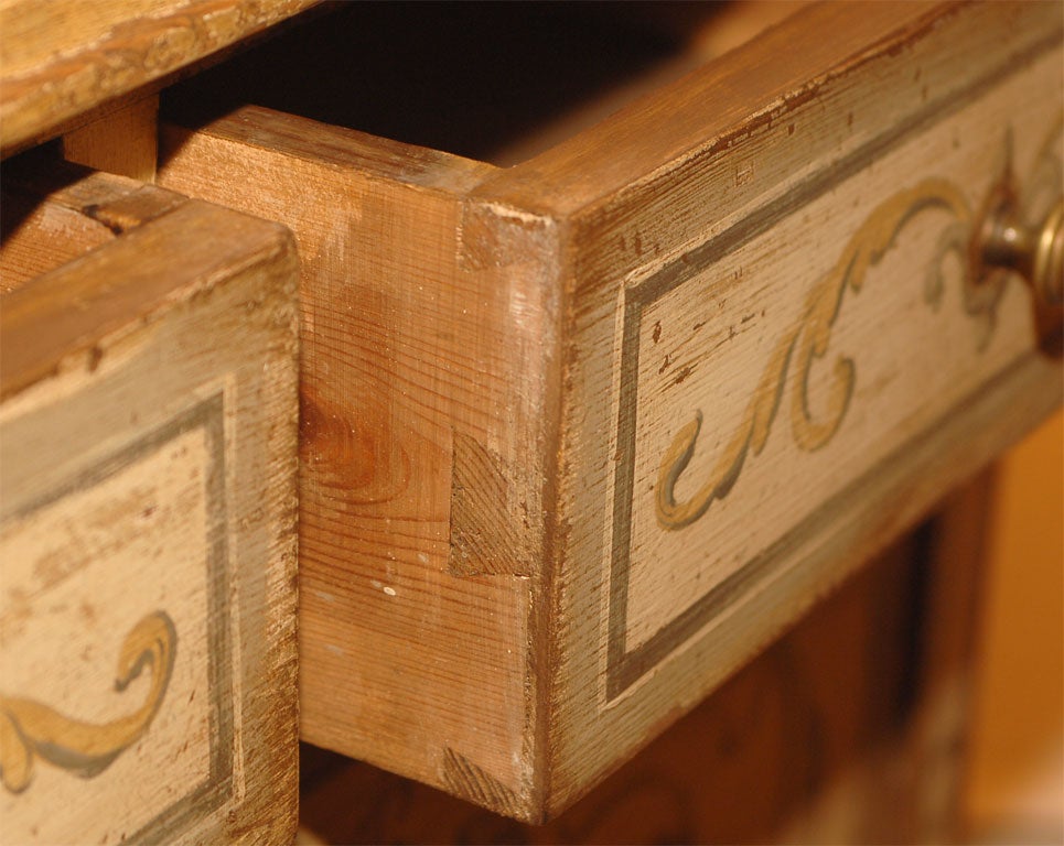 A 19th Century Painted Commode For Sale 4