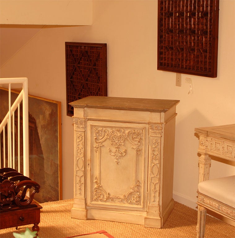 19th Century Painted Cabinet