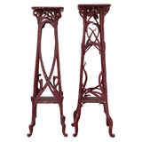 Two Art Nouveau Plant Stands