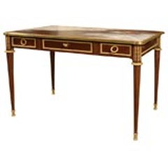 Napoleon III Writing Desk with Unusual Marble Top, c. 1870 4