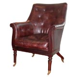 Leather Tufted Armchair Leather Tufted Armchair