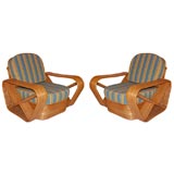 Pair of Paul Frankl Style Lounge Chairs