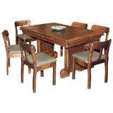 Used French Art and Craft Dining Set.